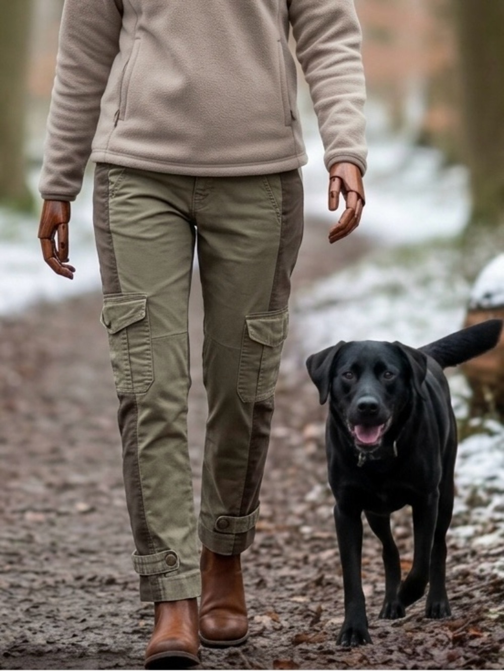 Democracy "Ab"solution Colorblock Utility Cargo Pants Gray Size 4